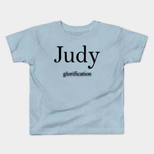 Judy Name meaning Kids T-Shirt